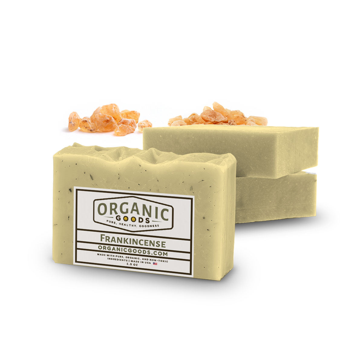 Frankincense Scented Organic Bar Soap – 4 oz