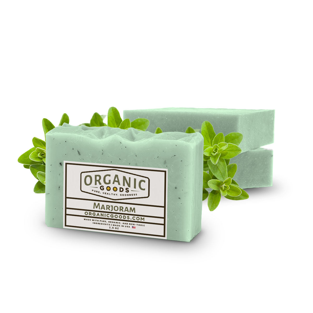 Marjoram Scented Organic Bar Soap – 4 oz