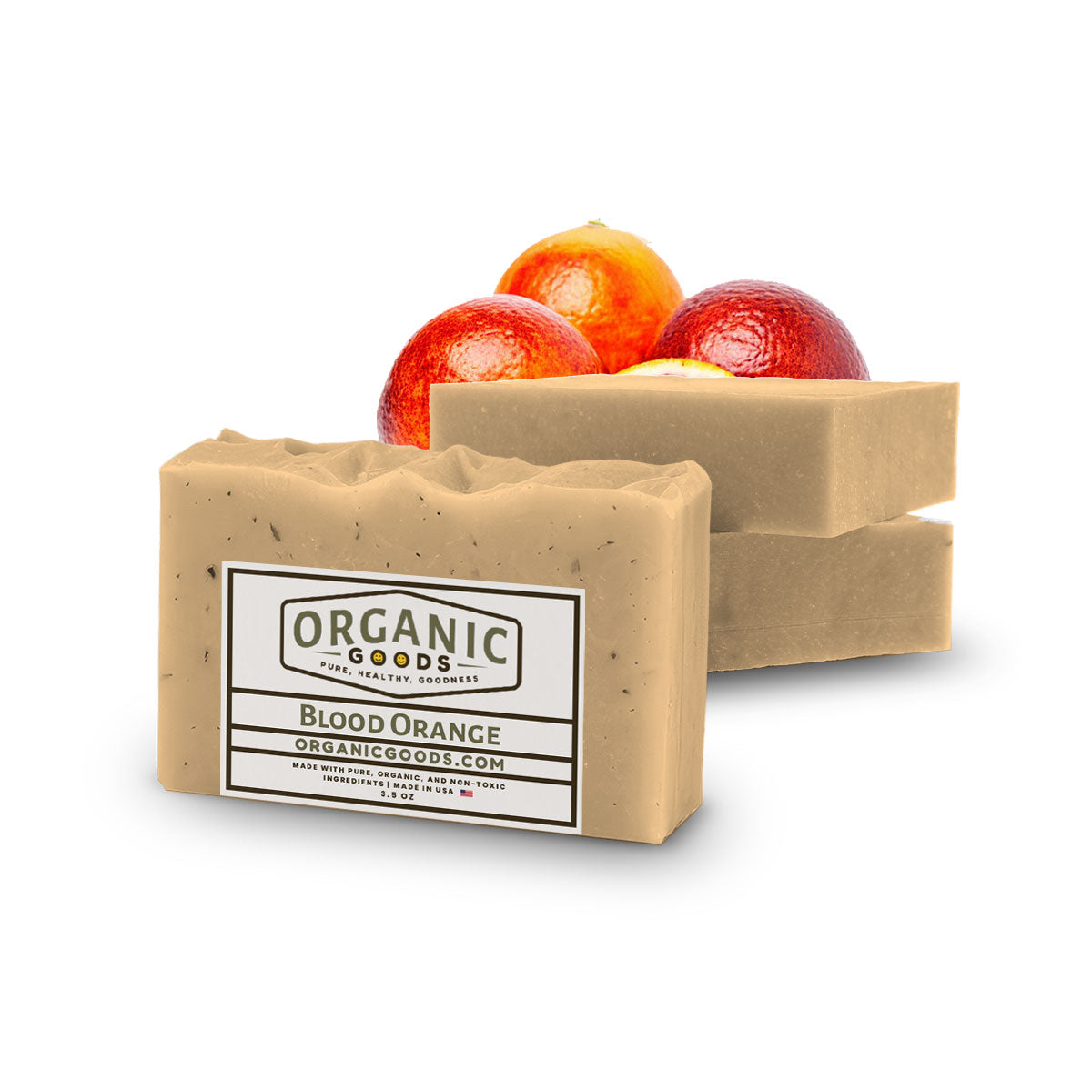 Blood Orange Scented Organic Bar Soap โ 4 oz