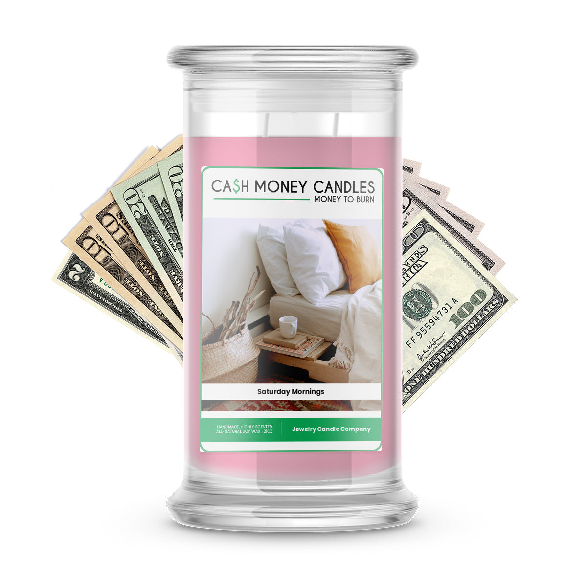 Saturday Mornings Cash Money Candle
