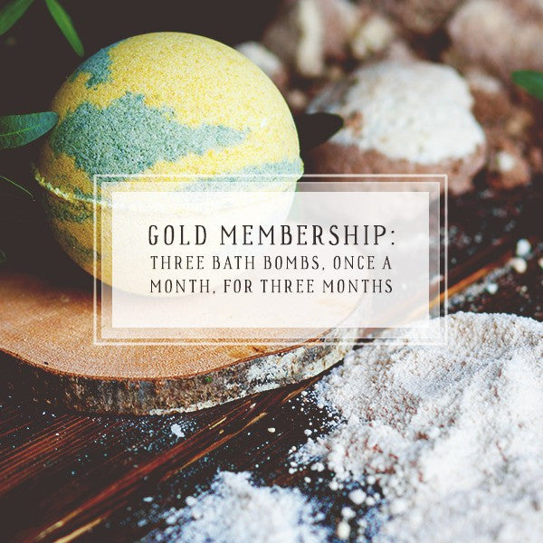 Bath Bomb Of The Month Club Gold Package Three Bath Bombs, Once A Mont ...