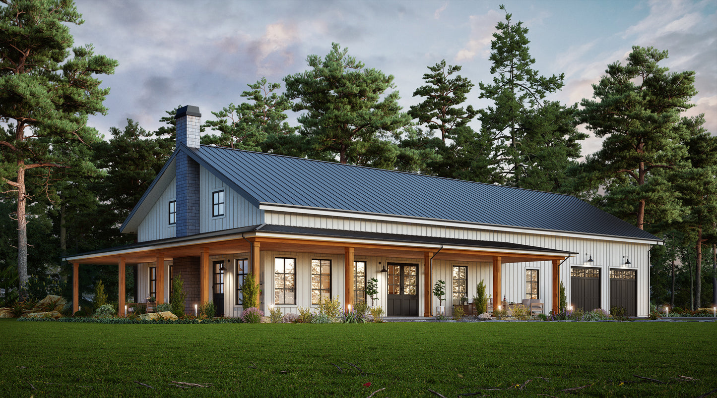 The Maplestone Steel Barndo House Kit
