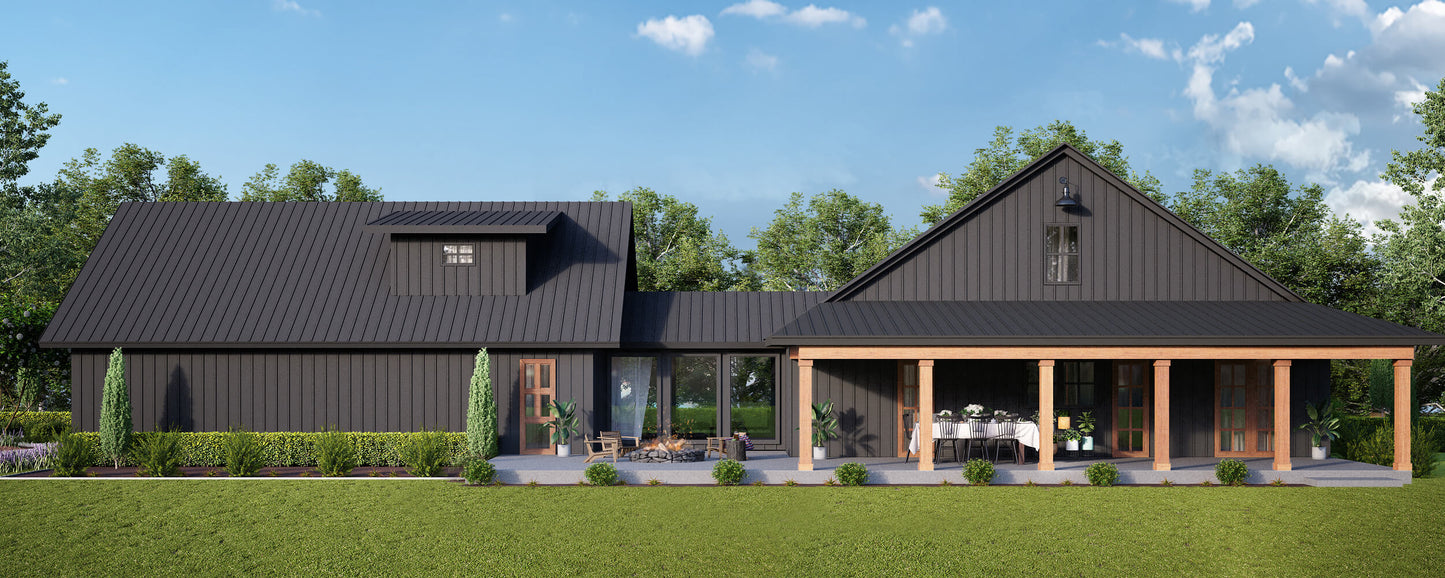 The Black Willow Steel Barndo House Kit