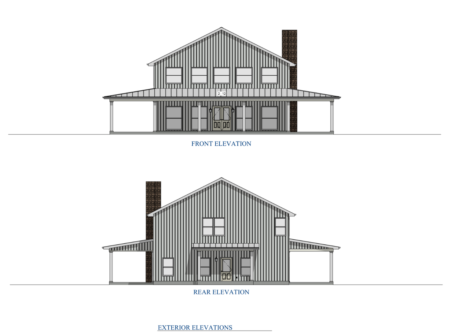 The White Beam Steel Barndo House Kit