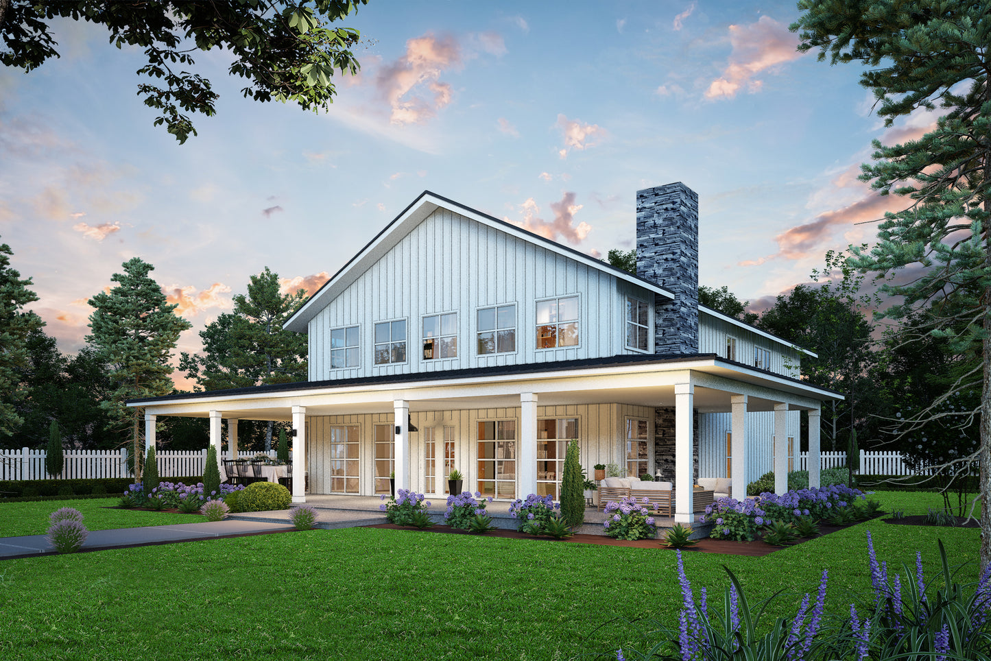 The White Beam Steel Barndo House Kit