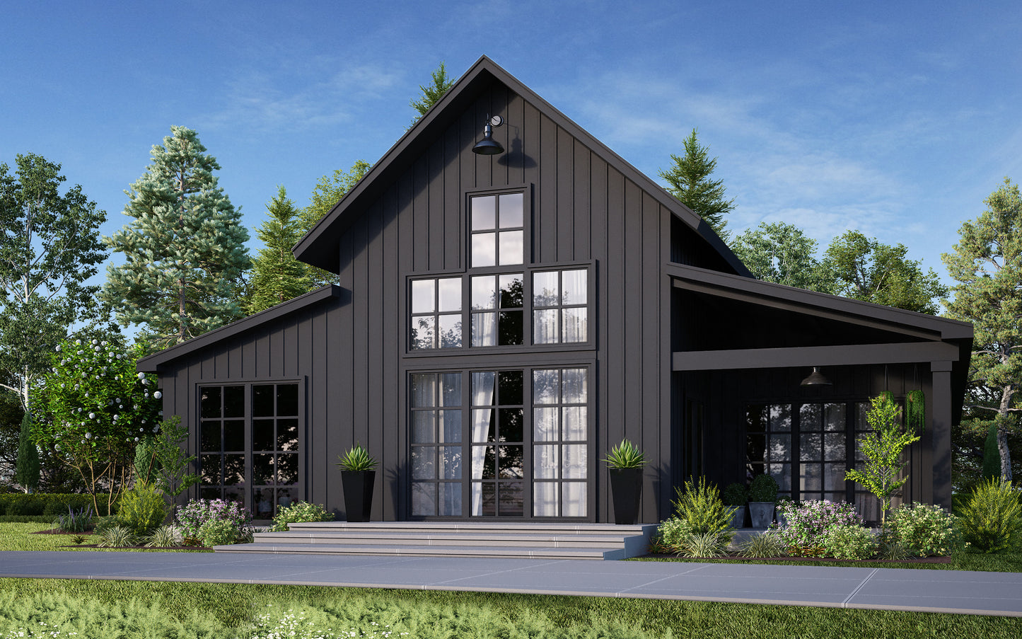 The Black Nest Steel Barndo House Kit