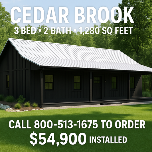 The Cedar Brook Affordable House Kit