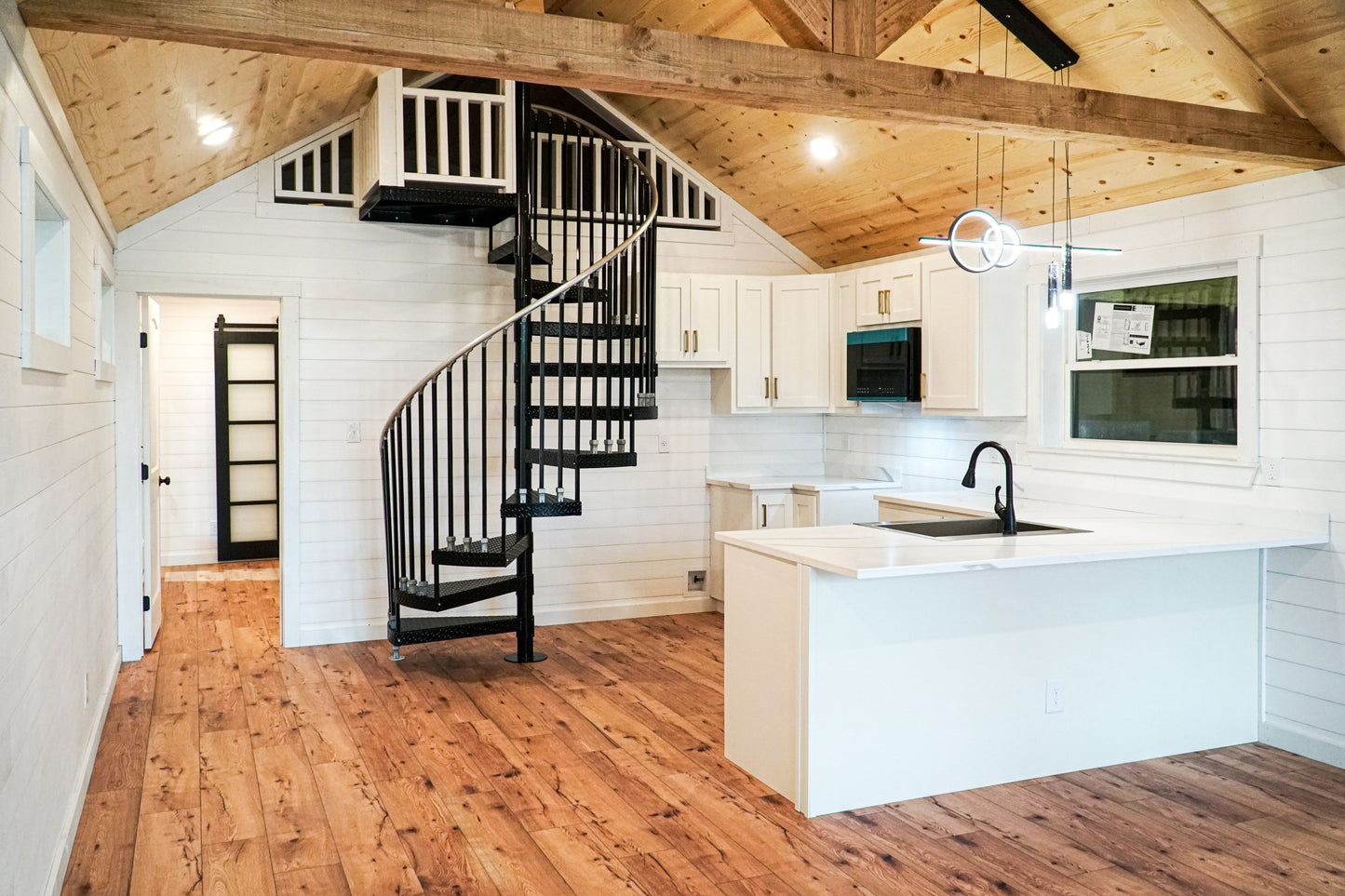 The Black Ninja Modern Amish Built Cabin