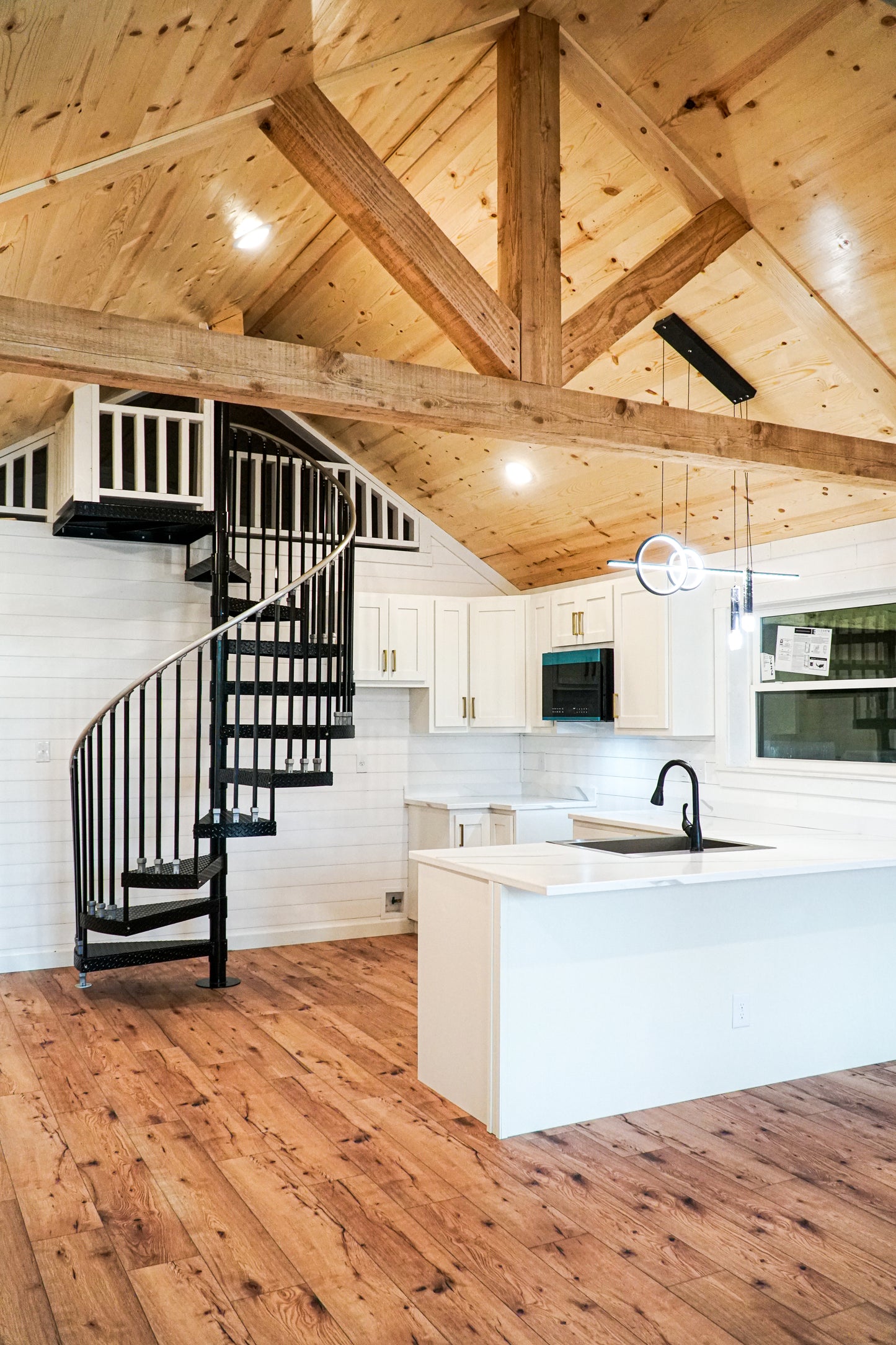 The Black Ninja Modern Amish Built Cabin