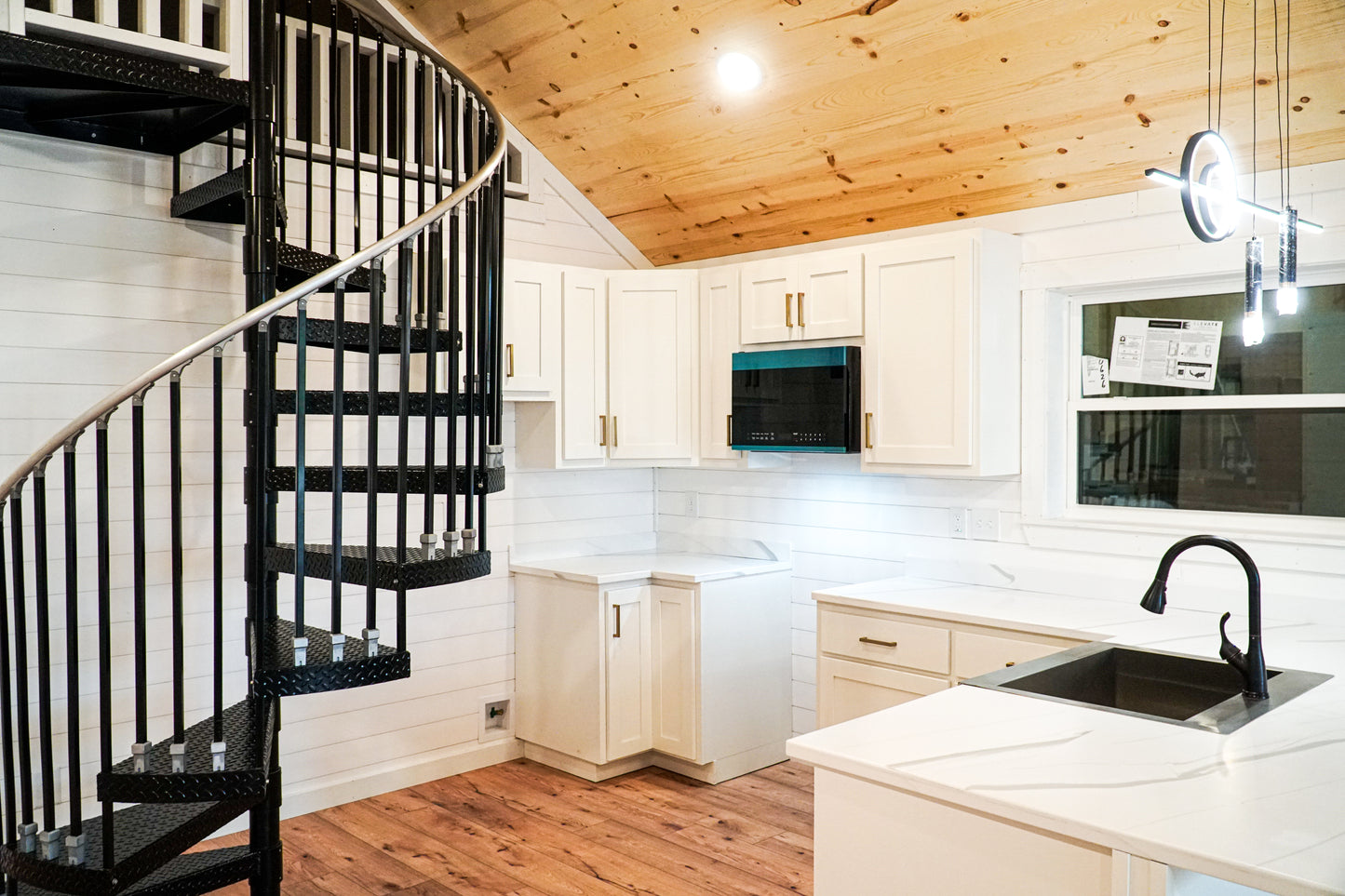 The Black Ninja Modern Amish Built Cabin