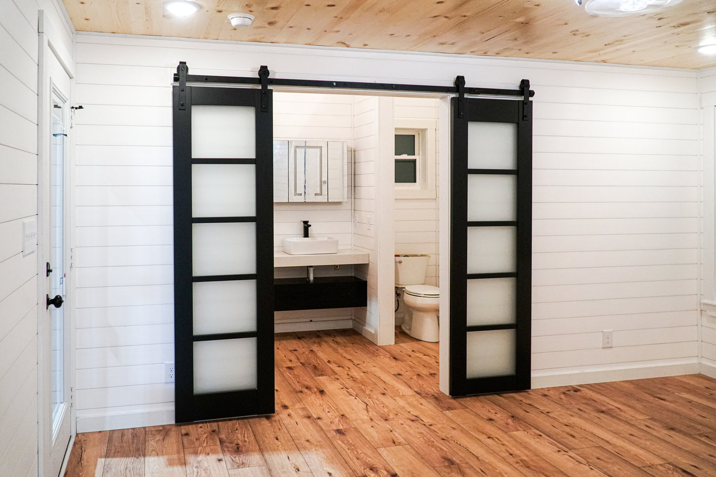 The Black Ninja Modern Amish Built Cabin