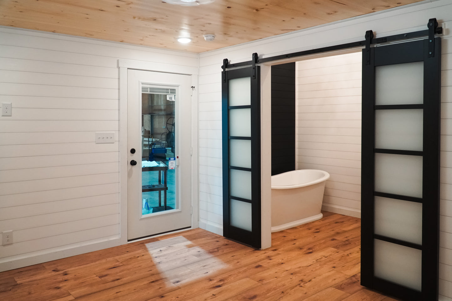 The Black Ninja Modern Amish Built Cabin