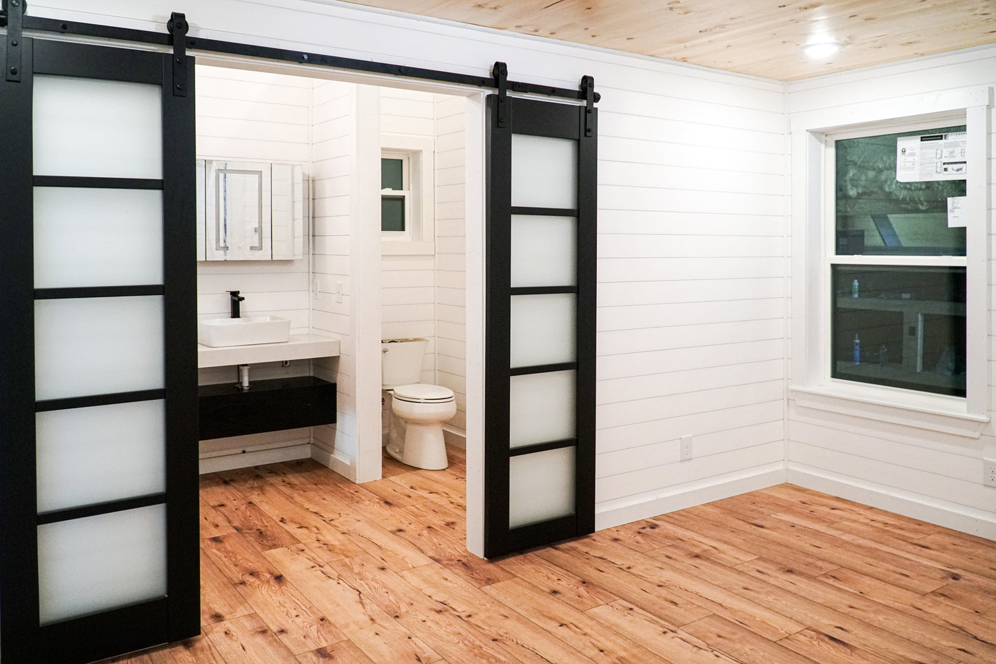 The Black Ninja Modern Amish Built Cabin