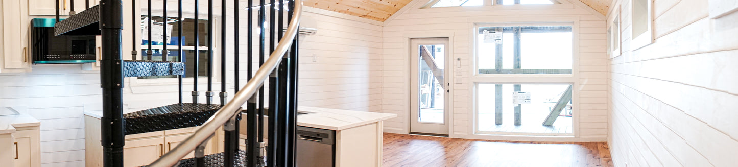 The Black Ninja Modern Amish Built Cabin