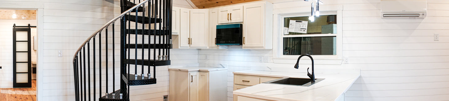 The Black Ninja Modern Amish Built Cabin