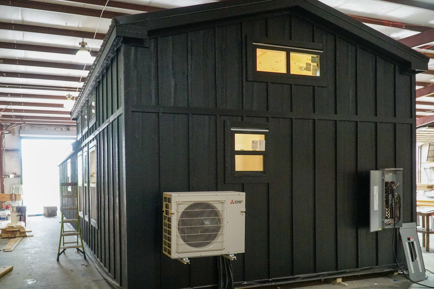 The Black Ninja Modern Amish Built Cabin