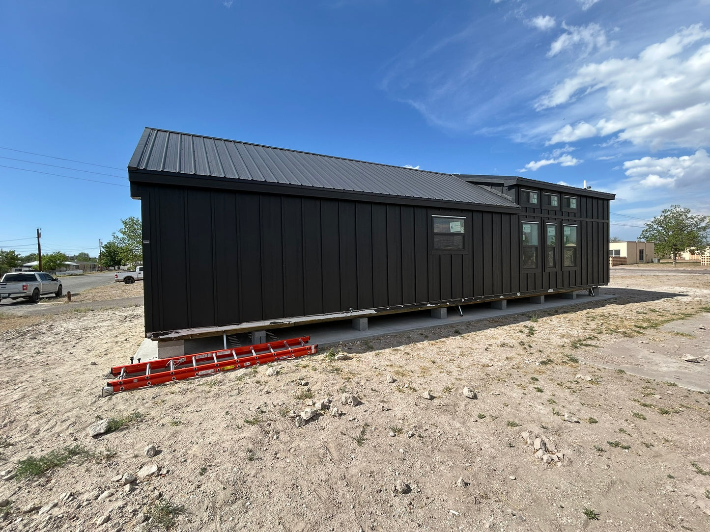 The Black Ninja Modern Amish Built Cabin