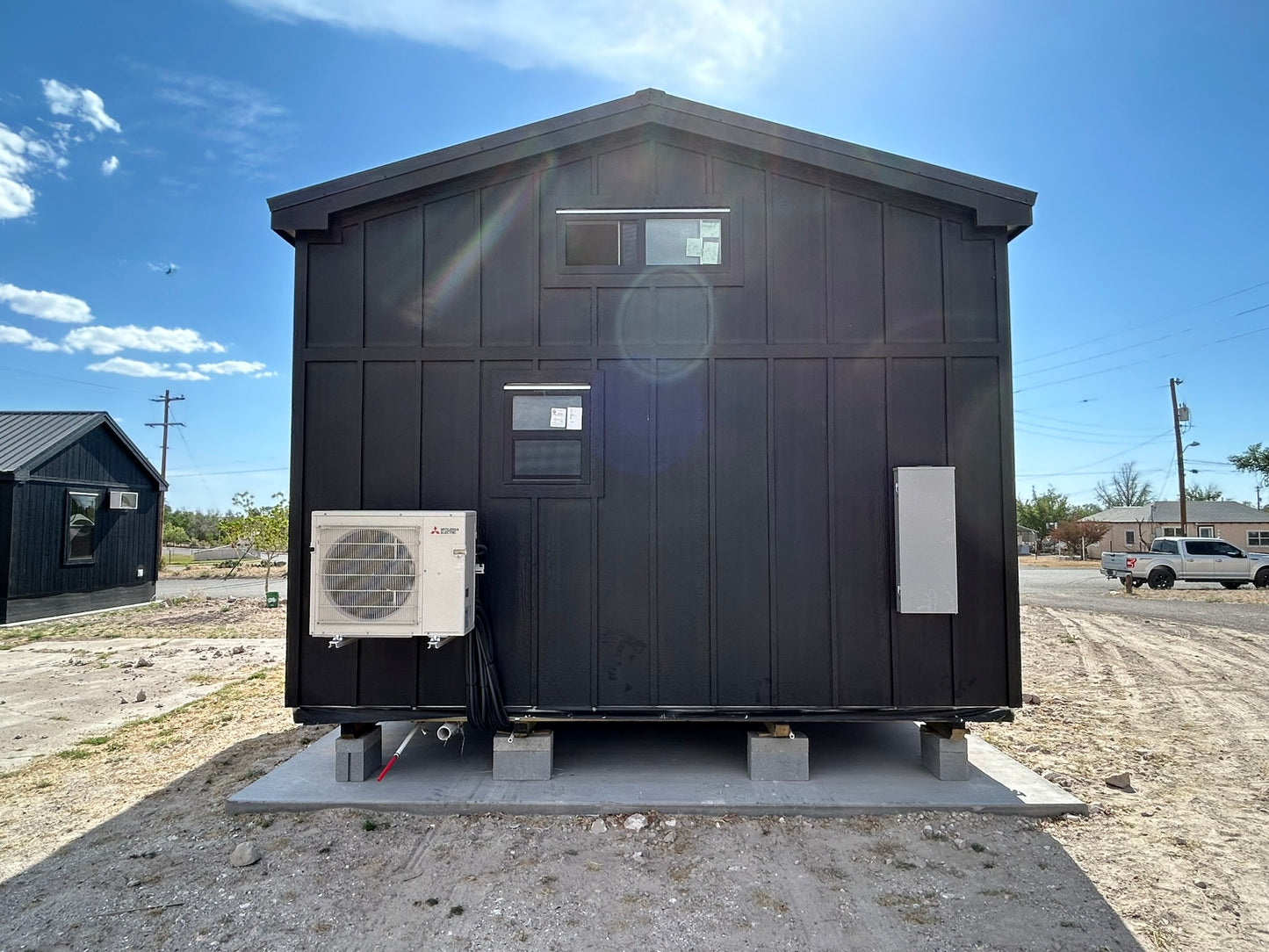 The Black Ninja Modern Amish Built Cabin