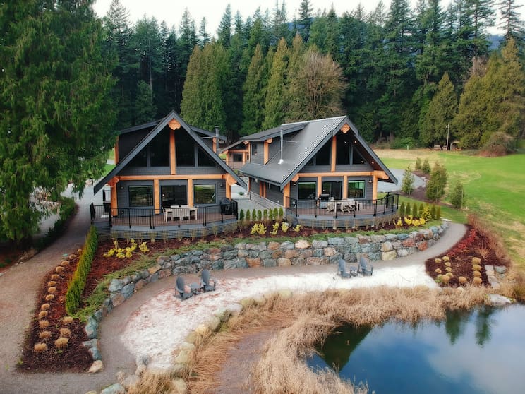 Moose Lodge Cabin Kit (2 sizes offered) - 3 floor plans to choose from.