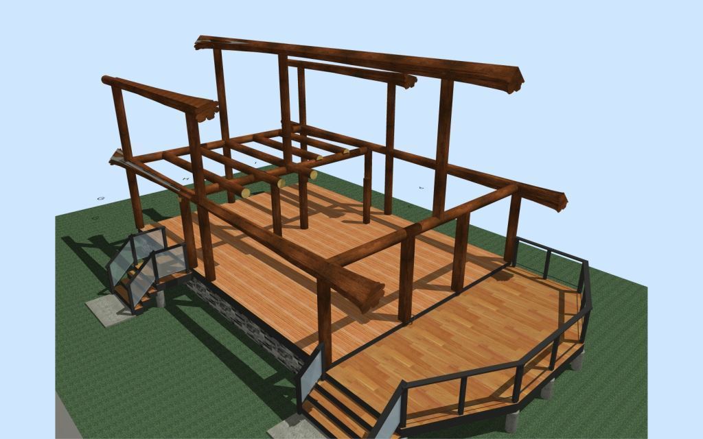 Moose Lodge Cabin Kit (2 sizes offered)
