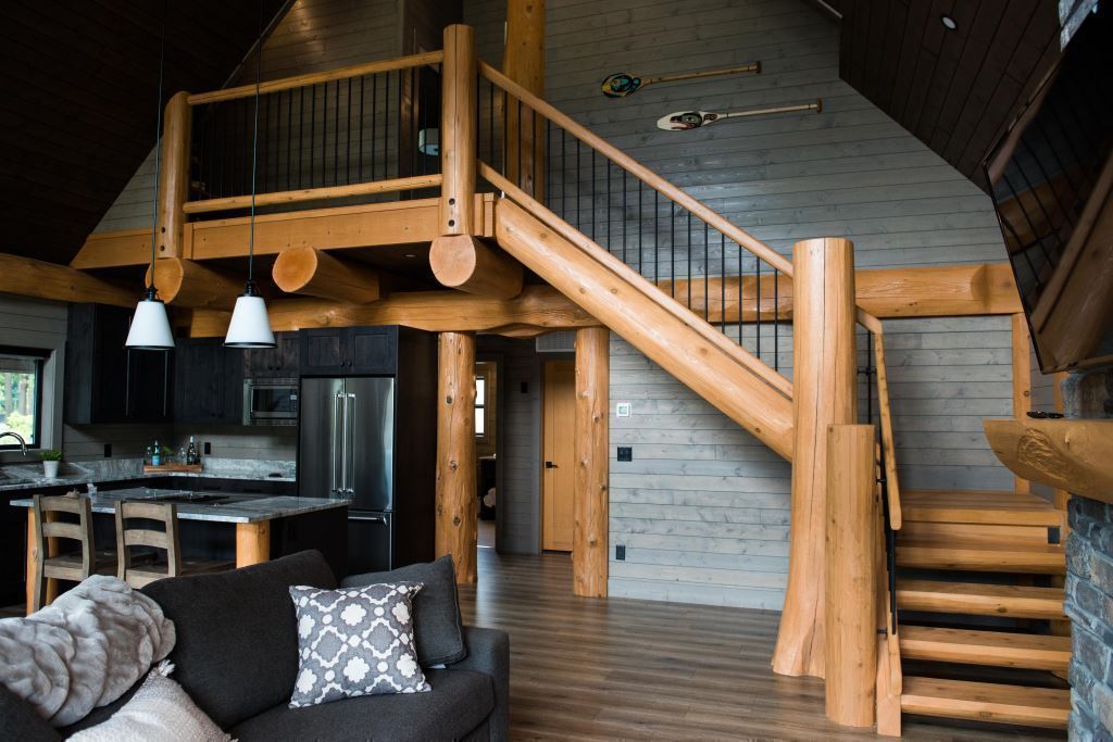 Moose Lodge Cabin Kit (2 sizes offered) - 3 floor plans to choose from.