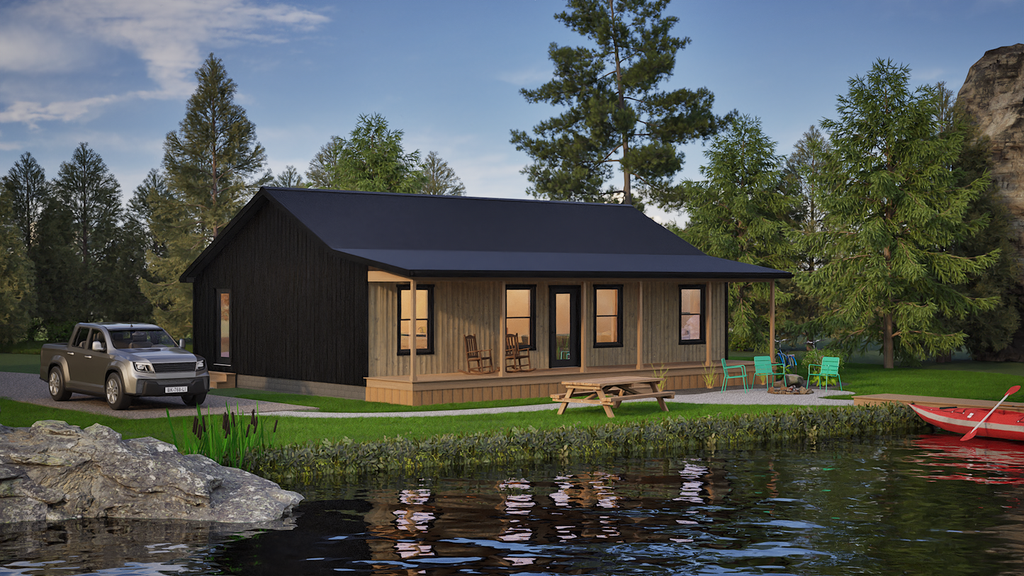 THE ZORRO TURNKEY MODERN MODULAR CABIN