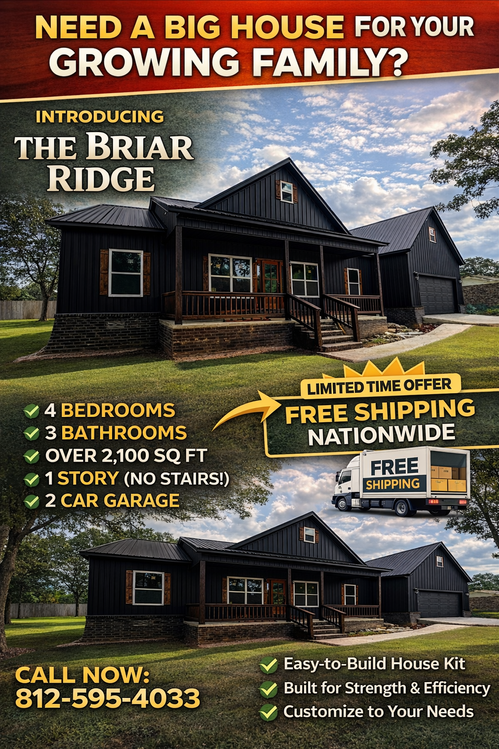 Briar Ridge Affordable House Kit