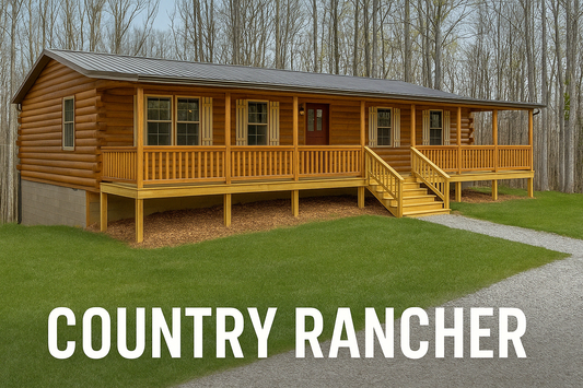 The Country Rancher Cabin ( 1,2 and 3 bedroom options )