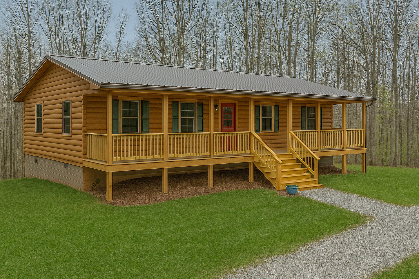 The Country Rancher Cabin ( 1,2 and 3 bedroom options )