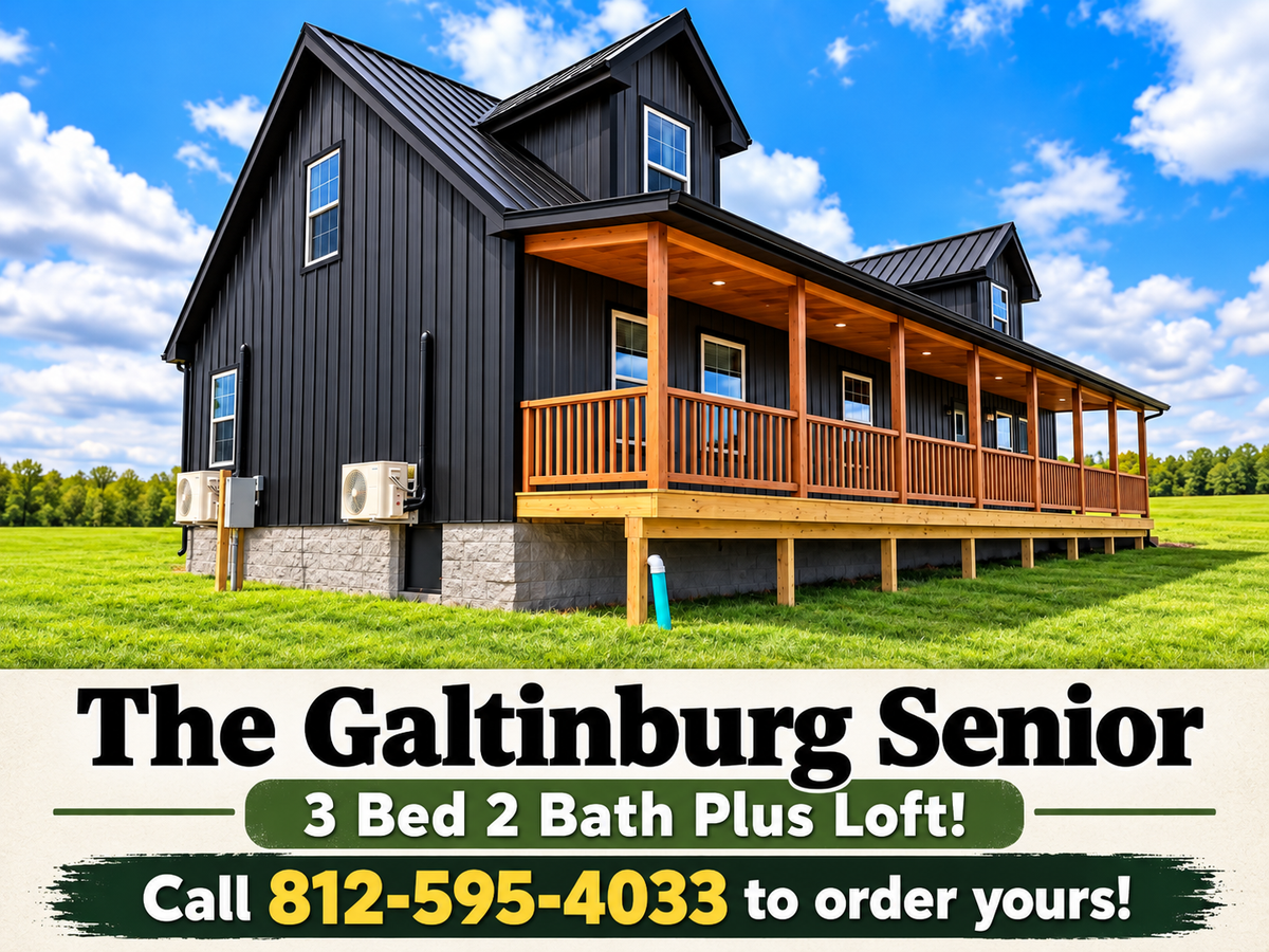 The Gatlinburg Cabin (Scroll down to see 2 sizes and prices for this series!)