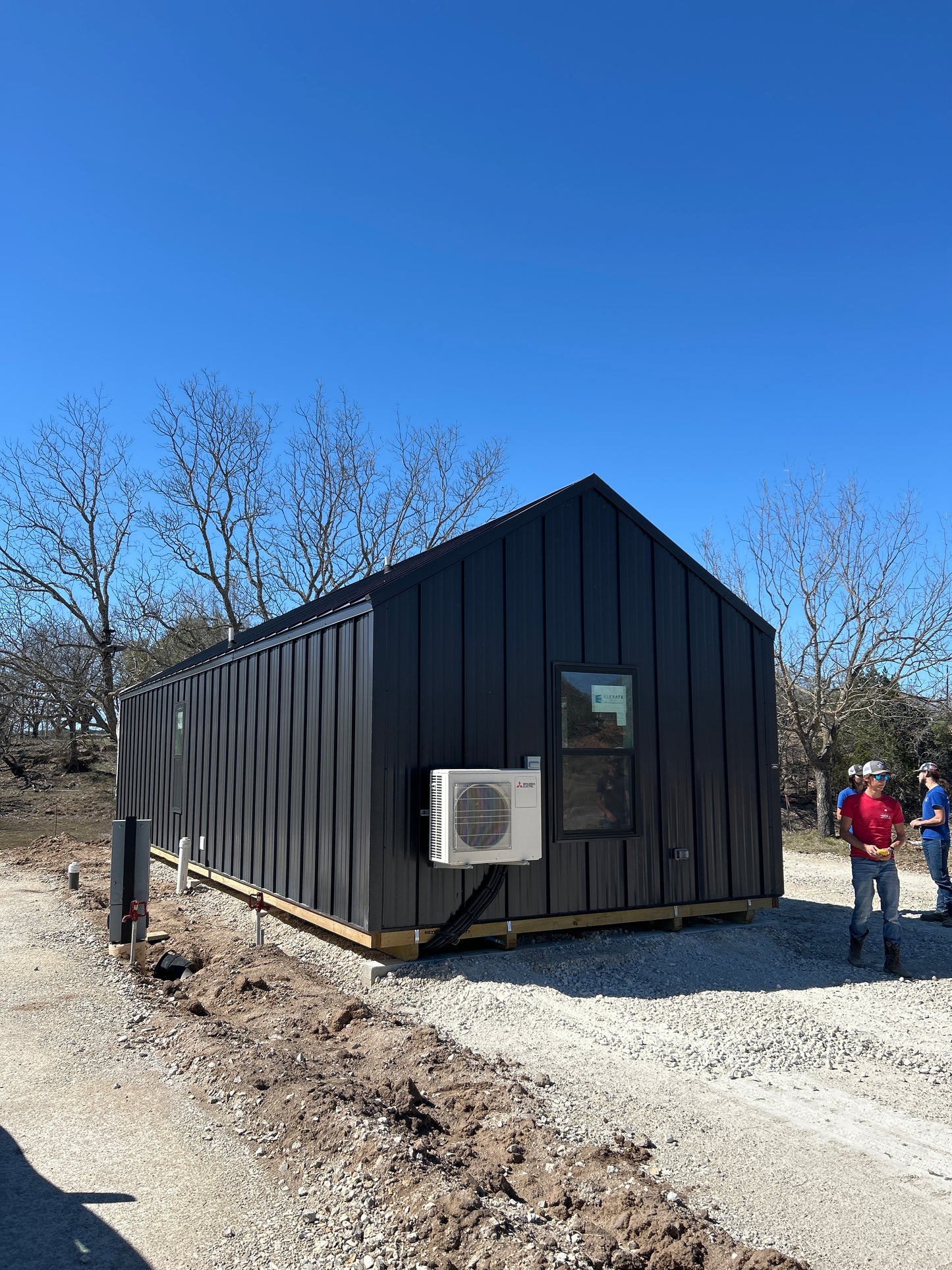 The Black Ninja Modern Amish Built Cabin