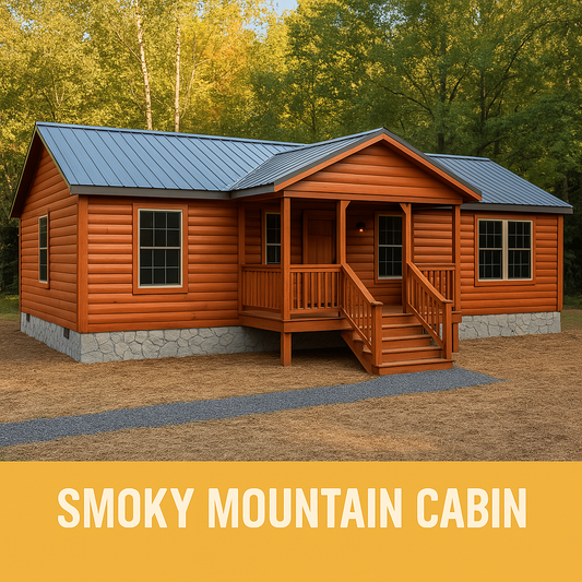 The Smoky Mountain Cabin Series (7 sizes & price points to choose from!)