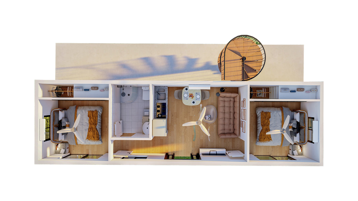 Blue Ridge Steel House Kit