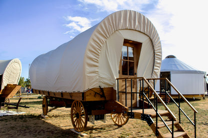 Amish Built Cabin Wagon - Inspired by Oregon Trail