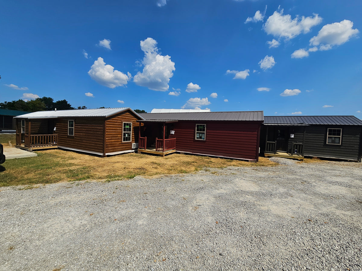 El Poco Loco (3 Bed 1 Bath) 12 by 48 – Amish Built Cabins | Modular ...