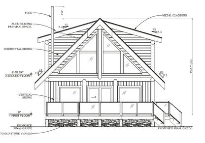 Moose Lodge Cabin Kit (2 sizes offered) - 3 floor plans to choose from.