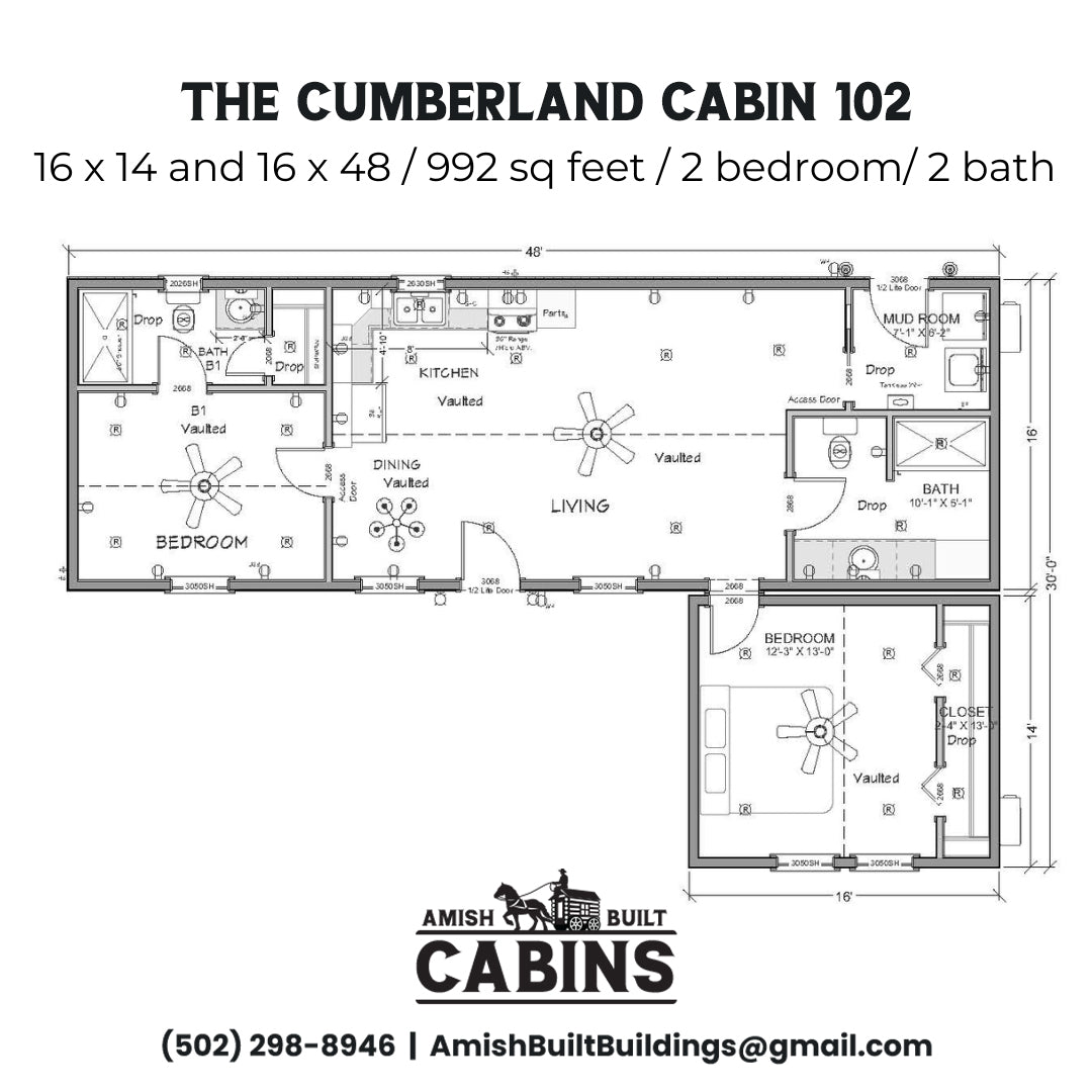 The Cumberland Crossing Cabin - ( MAINE PRICING )