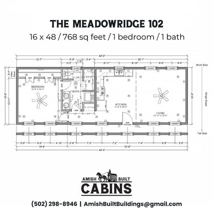 The Meadow Ridge ADU Cabin Series ( NEVADA PRICING )