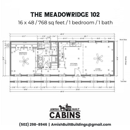 The Meadow Ridge ADU Cabin Series ( ALASKA PRICING )