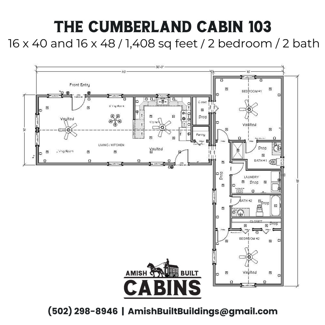 The Cumberland Crossing Cabin - ( MAINE PRICING )