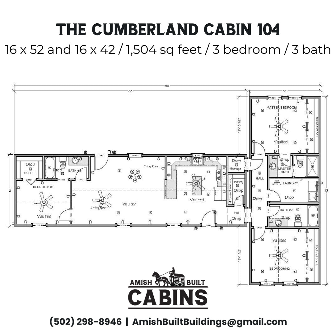 The Cumberland Crossing Cabin - ( MAINE PRICING )