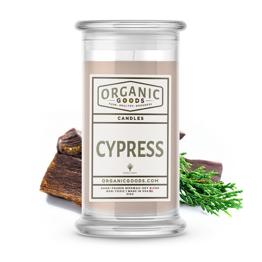 Cypress Essential Oil Organic Candles