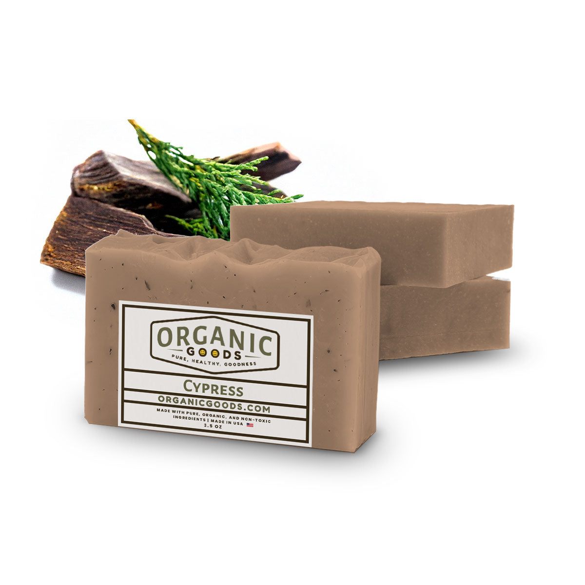 Cypress Scented Organic Bar Soap – 4 oz