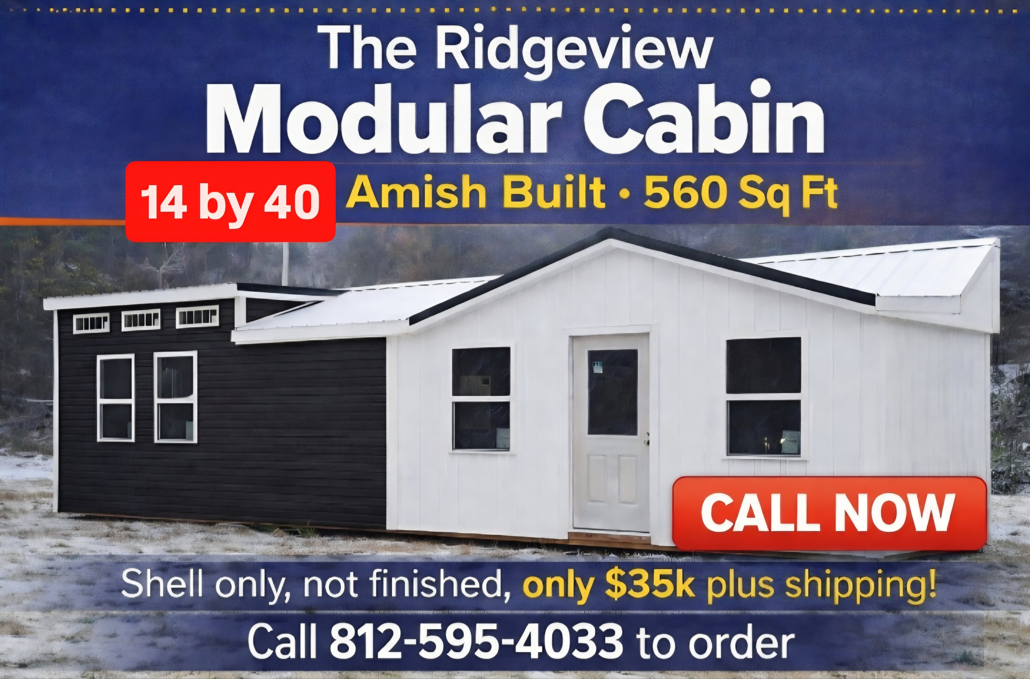 Amish-Built Modular Turnkey Cabins & Cabin Shells – Amish Built Cabins ...