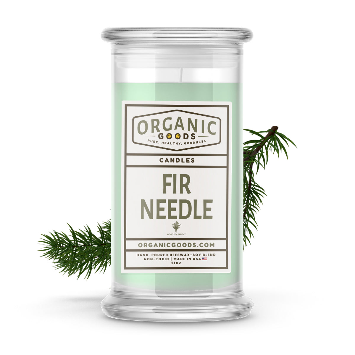 Fir Needle Essential Oil Organic Candles
