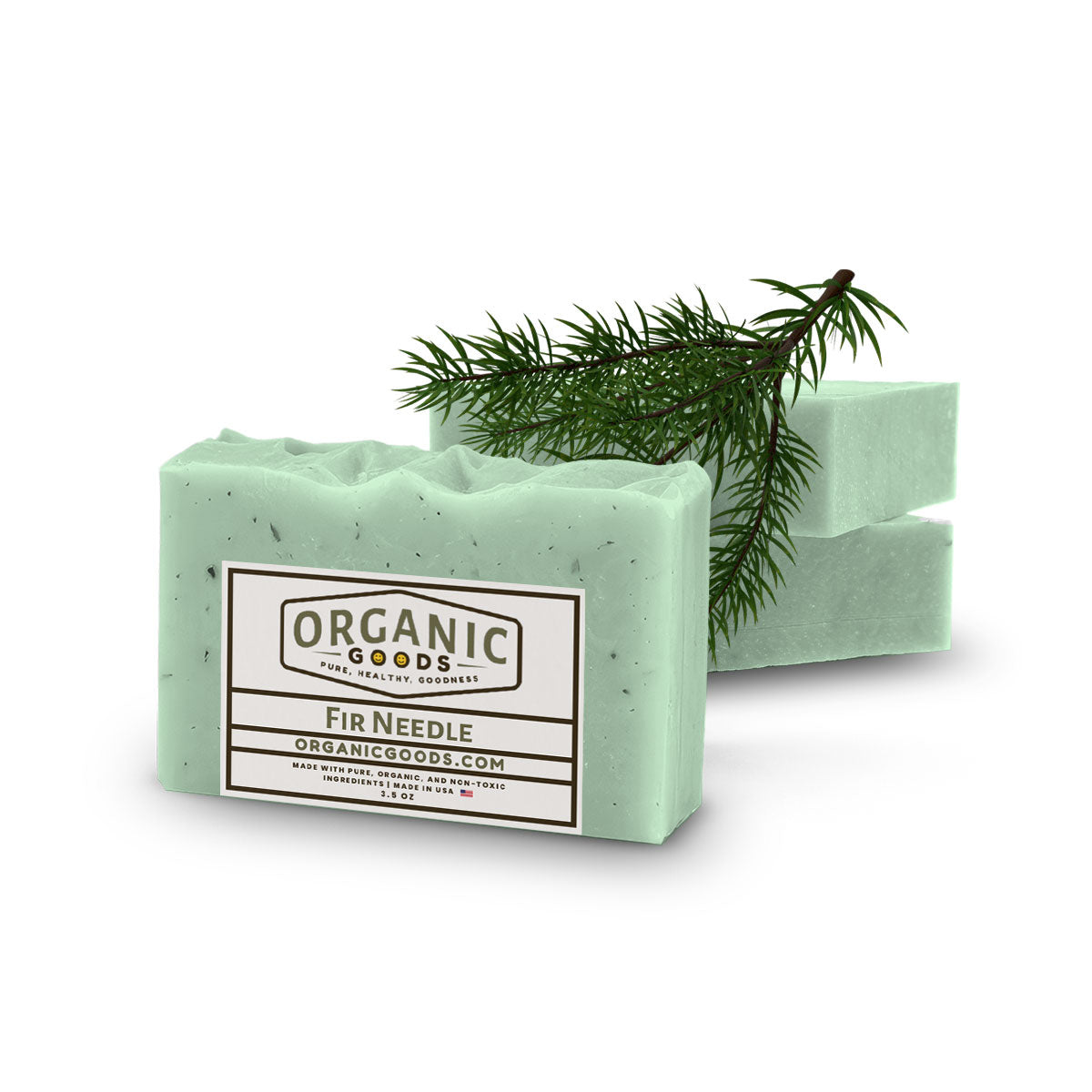 Fir Needle Scented Organic Bar Soap – 4 oz