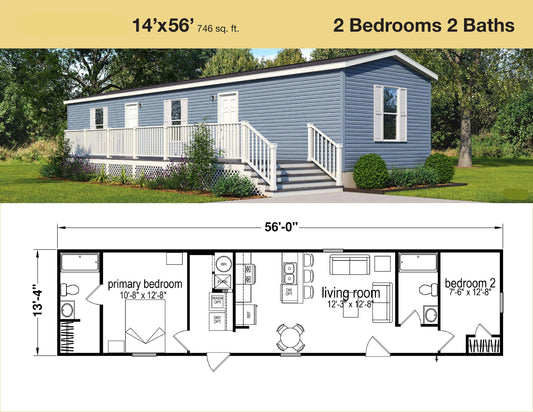 The Snow Top Cabin (2 bed 2 bath)