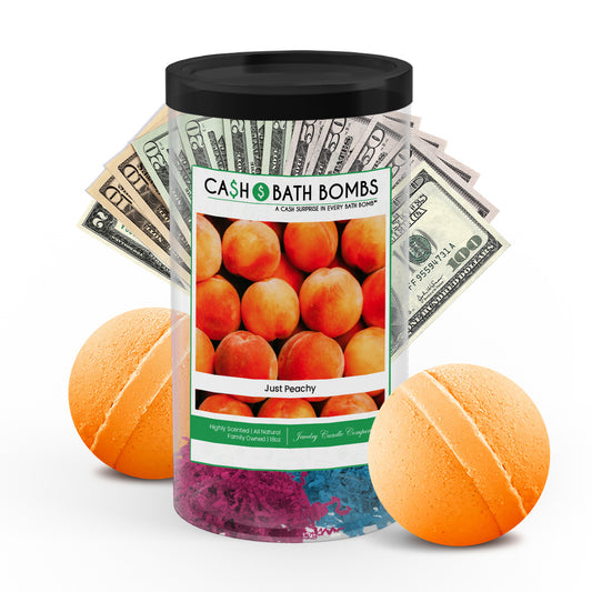 Just Peachy Cash Bath Bombs Twin Pack