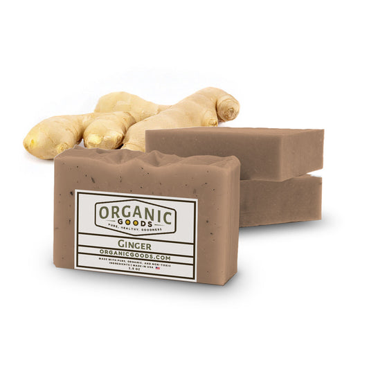 Ginger Scented Organic Bar Soap – 4 oz