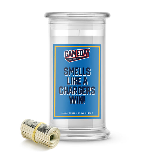 Los Angeles Chargers Game Day Cash Candle